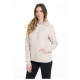 Target Γυναικείο φούτερ Sleeve Print Fleece Hoodie ''Vibes''
